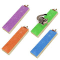 4 Pcs Wood Sugar Glider Toys, Sugar Glider Cage Accessories, Small Animal Climbing Cage Steps, Colorful Sharpening Claws Climbing Stand for Sugar Glider Hamster Chinchillas Rats