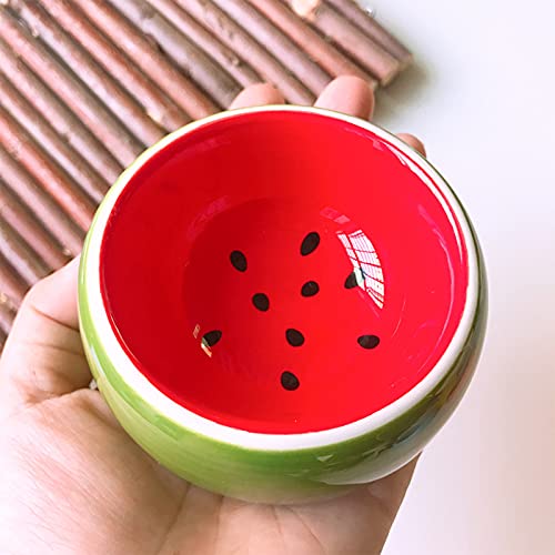 2 Pack Hamster Bowl Ceramic Prevent Chewing Feeding Bowl Water Food Dish | for Small Animal Guinea Pig Syrian Hamster Rabbit Gerbil Chichilla Hedgehog Sugar Glider Rat