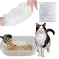 Ouliget Disposable Small Animal Litter Box Liners with Elastic,100Pcs | Portable Pet Waste Litter Box Tidy Bags,Universal Toilet Film Rabbit Cage Liner ,17x8Inches