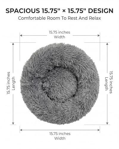 Guinea Pig Bed 2 Pack, Soft Cozy Round Nest for Small Pets | 15.7"x15.7" washable pet nest with soft cozy fabric, warm resting space for guinea pigs, hamsters, bunnies and small pets