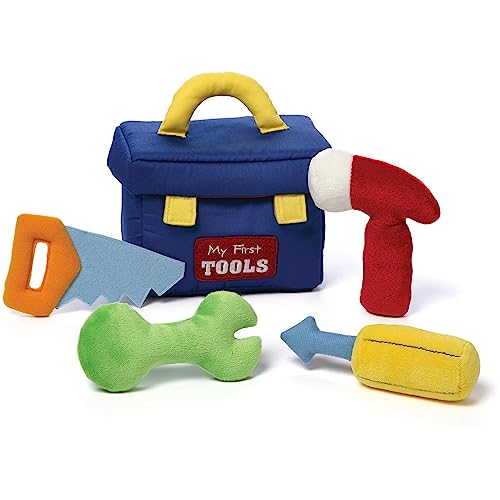 GUND Baby My First Toolbox 5-Piece Sensory Plush Toy Playset for Babies - style: Toolbox Playset