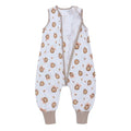 Miracle Baby Sleep Sack with Feet - 0.5 TOG 100% Breathable Cotton Wearable Blanket, Sleeveless Design Sleeping Bag for Baby - color: Lion, size: 2-4 Years(L)