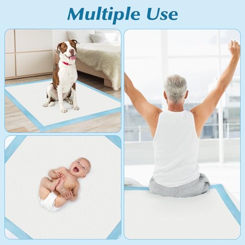 50 Count 36” x 36” Super Absorbency Disposable Underpads | Leakproof Quick Drying, Baby Puppy & Adults Bed Pads Disposable Adults, Dog Pee Pads Extra Large, XXL Incontinence Pads - size: 50 Count 36" x 36"