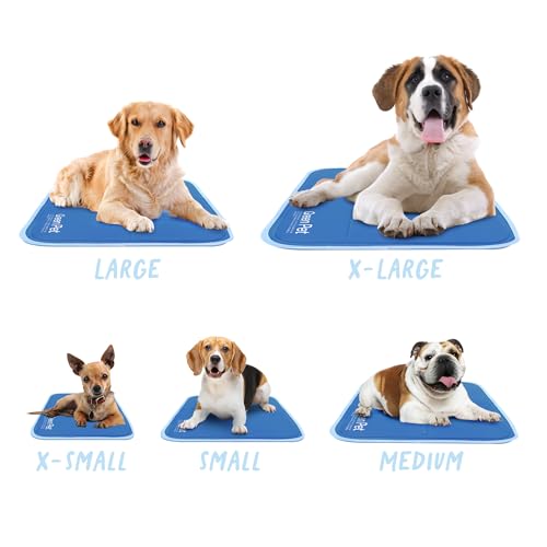 The Green Pet Shop Cool Pet Pad - Medium, Disney’s Stitch - Self-Cooling, Pressure Activated Mat for Dogs & Cats from 21-45 lbs - Non-Toxic Gel, No Water Needed - color: Stitch, size: Medium