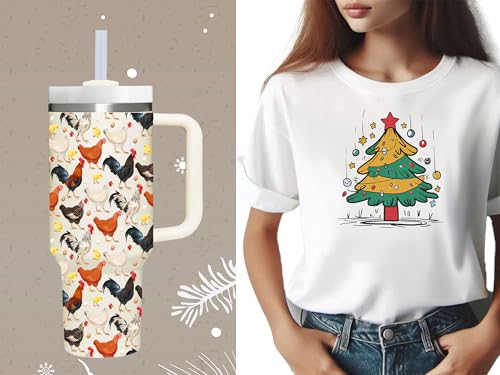 AMZUShome Chicken Gifts.40oz Chicken Tumbler with Handle.Chicken Lover Cup Gift.Birthday Christmas Chicken Tumblers Gift for Women Men. - style: Chicken