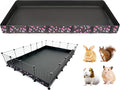 DZWLKJ Waterproof Guinea Pig Cage Liner,Washable Tarp Bottom Base,Cherry Graphic,48"x72", Reusable for Rabbit, Chinchilla, Hedgehog, Ferret & Other Small Animals. - size: C&C 4x6(48x72 inches)