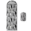 Galaxy Wolf Camping Sleeping Bags Warm & Cool Weather Waterproof Backpacking Blue Purple Starry Sky Sleeping Bag All Seasons Camping, for Adult Kids Boy Girls Camping Gear Equipment, Traveling - color: C-Penguin1