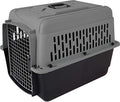Petmate ASPEN PET Medium Breeds Cat, Chicken, Dog Kennel, Various Sizes, Transport, Dark Gray/Black, Made in USA - size: 24.5"L x 18.3"W x 19.5"H