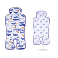 Gel Car Seat Cooler Pad,1 Pack Double Sides-Universal Baby Stroller Ice Cushion Mat,Summer Cooling Seat Liner,Multifunctional Suitable for Baby Dining Chair,Child Safety Seat(Whale + Blue Dinosaur) - color: Whale + Blue Dinosaur