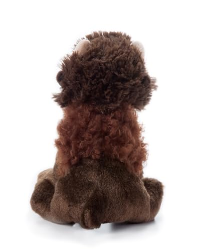 The Petting Zoo Bison Stuffed Animal Plushie, Gifts for Kids, Wild Onez Babiez Zoo Animals, Bison Plush Toy 6 inches - color: Bison