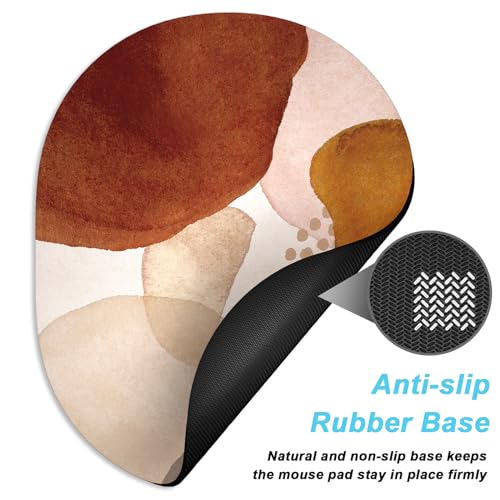 Rimilak Small Mouse Pad 6 x 8 Inch, Irregular Mini Mousepad, Abstract Stone | Non-Slip Rubber Base, Waterproof Compact Mouse Mat for Laptop Computer Wireless Mouse Keyboard Home Office Travel - color: Abstract Stone, size: 8L x 6W inches