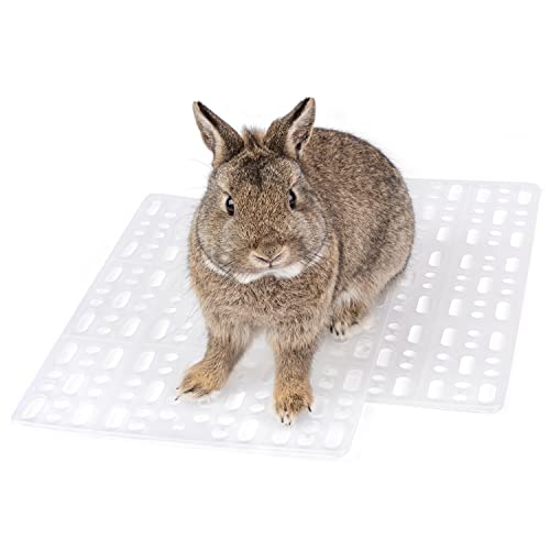 Niteangel 2pcs Rabbit Cage Mat: Durable Foot Resting Pads for Bunny Guinea Pigs Chinchillas Cats Dog and Othe Small pet