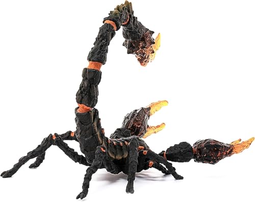 Schleich Eldrador - Lava Scorpion Toy Figurine - Kids Ages 7+ | 70142 | Monster Figurine, Battle Creature Toy for Boys 7+, Fantasy Beast, Action Figure Gifts, Screen-Free Imaginative Pretend Play