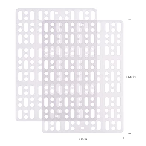 Niteangel 2pcs Rabbit Cage Mat: Durable Foot Resting Pads for Bunny Guinea Pigs Chinchillas Cats Dog and Othe Small pet