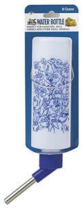 Pet Lodge® Cage Water Bottle | Opaque Water Bottle with Fun Graphics | Great for Indoor Use | No Drip Waterer for Small Animals | 8 Ounce - size: 8 Ounce