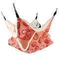 EAEDMY Rat Ferret Hammock Toys Cage Accessories, Guinea Pig Hideout Tunnel, Warm Bed for Rat Ferret Guinea Pig Sleep Hide and Play (4.Hammock) - color: 4.Hammock