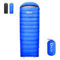 Down Sleeping Bag for Adults, 600 Fill Power Ultralight Backpacking | 600 Fill Power Down,Compact Carry,Ultralight Trail Use,Camping Hiking Backpacking,Cold and Warm Weather Use - color: 300g Down Filling-RoyalBlue