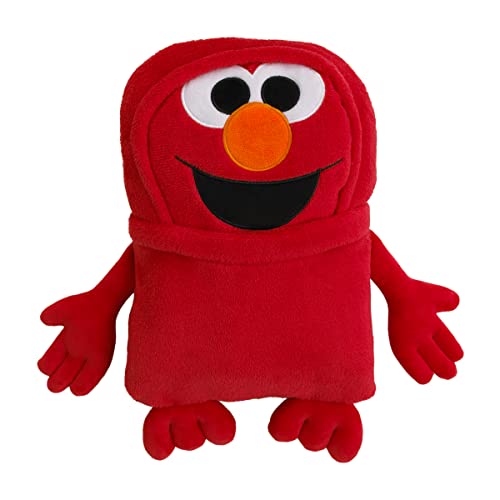 NoJo Sesame Street Come and Play Red Elmo Super Soft Character Shaped Toddler Blanket - color: Sesame Street Red Elmo