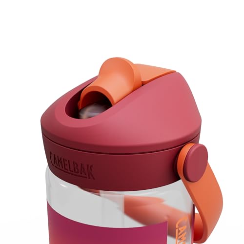 CamelBak Thrive Flip Straw Kids Bite Valve Water Bottle 14oz, Purple Haze - color: Purple Haze