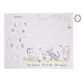 Disney Classic Winnie The Pooh, White, Grey & Lime Super Soft Milestone Baby Blanket, White, Grey, Lime, Charcoal - color: Disney Classic Winnie
