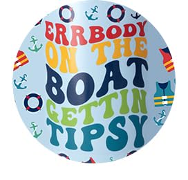 Swig Life 32oz EZ Fill Water Bottle with Straw Lid, Errbody on the Boat | Leakproof Lid - Double Wall Insulated Stainless Steel - Lid, Straw & Lock - Cup Holder Friendly - Dishwasher Safe - color: Errbody Boat, size: 32 Ounces