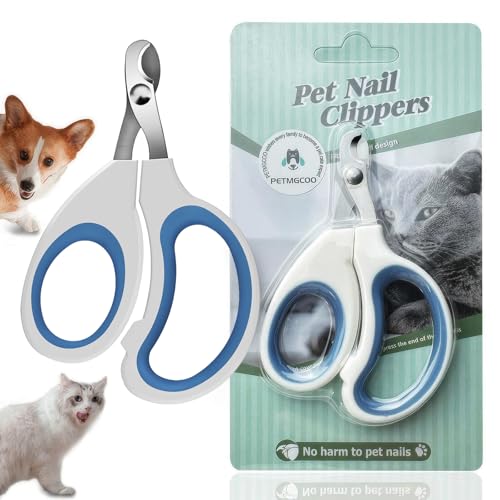 Cats & Dogs Pets Nail Clippers & Trimmers Rabbit Nail Clippers cat Nail Clippers for Indoor Cats cat Claw Clippers with Safety Guard Professional Grooming Tool for Cat Kitten - color: Blue