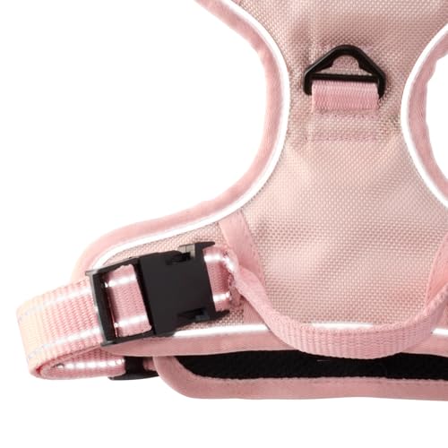 Pet Passion MAX - THE Hardy Reflective Harness, Pink, X-Small - color: PINK, size: X-Small (5-12 lbs)