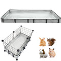 DZWLKJ Guinea Pig Cage Liner Tarp Bottom Waterproof and Washable Base Also for Rabbits, Bunny, Chinchesillas, Hedgehog, Ferrets and Other Small Animals(12x24 inches) - size: C&C C&C 1x2(12x24 inches)