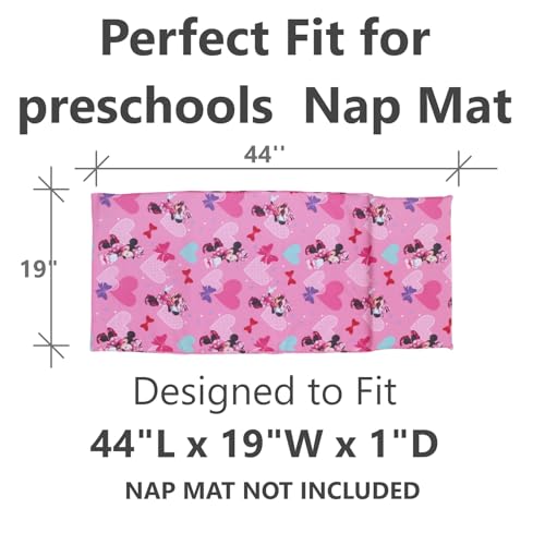Disney Minnie Mouse Preschool Nap Mat Sheet, Pink