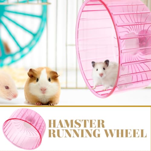 HANABASS Quiet Hamster Exercise Wheel Wheel for Pets Lightweight Design for Cage Use for Healthy Activity and Relief