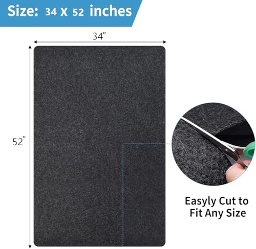 Kennel Pad Dog Crate Mat Liner, 34" x 52" - 1 Pack | Waterproof, Non-Slip, Washable Puppy Pee Pad for Kennel Training - Under Pet Cage to Protect Floors, Thin Cut to Fit Design - size: 34" x 52" - 1 Pack