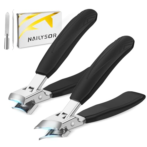 Upgrade Large Toenail Clippers for Thick Nails for Seniors Long Handle, Ultra Sharp Precision Nail Clippers for Men, Curved Wide Jaw Opening Fingernail Clippers with Catcher Nail Cutter for Women - style: Classic