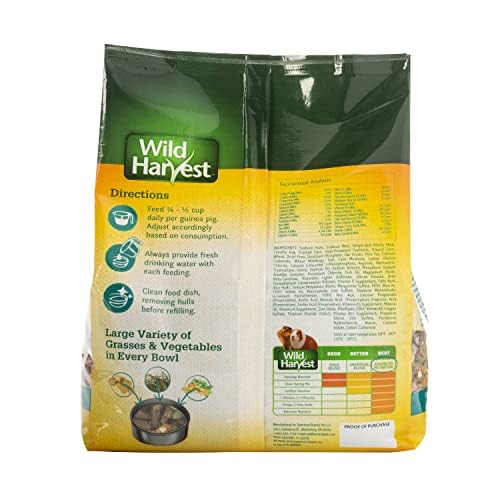 Wild Harvest Advanced Nutrition Guinea Pig, 4 Pounds, Complete And Balanced Diet - size: 4 Pound (Pack of 1)