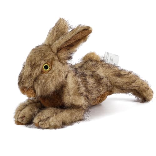 ALL FOR PAWS Rabbit Squeaky Doy Toy, Bunny Dog Toy for Medium Large Breed, Puppy Fetch Toy with Squeaker, Plush Chew Dog Toy, Classic Brown Rabbit-L - size: Large (Pack of 1)
