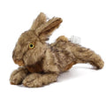 ALL FOR PAWS Rabbit Squeaky Doy Toy, Bunny Dog Toy for Medium Large Breed, Puppy Fetch Toy with Squeaker, Plush Chew Dog Toy, Classic Brown Rabbit-L - size: Large (Pack of 1)