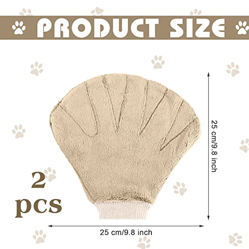 2 Pcs Sugar Glider Bonding Mitt, Calming Sleeping Glove, Bite Proof Animal Handling Gloves, Hedgehog Accessories Calming Glove for Train Your Sugar Glider Small Animals Hamster Rats Pet (Beige) - color: Beige