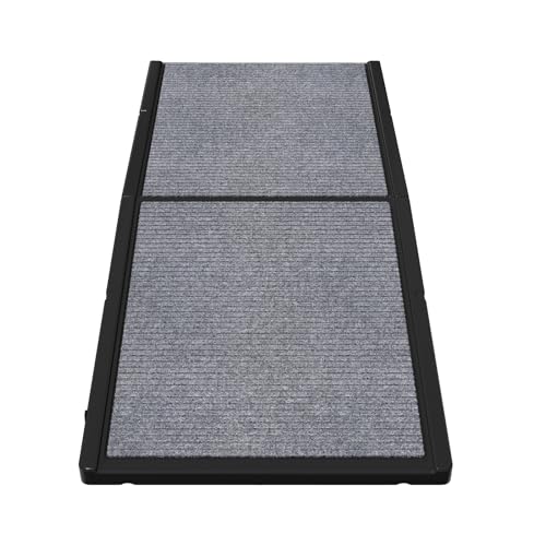 Dog Ramp for Car, Folding Car Ramps for Small to Large Size Dogs, Portable Pets Ramp with Non-Slip Rug Surface, 51" Long & 19.7" Wide HDPE Dog Steps for Car, SUV, Truck