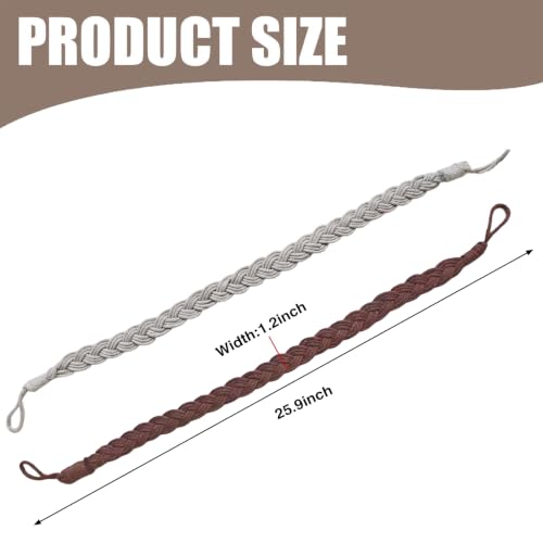 2 Pack Snake Climbing Rope Toys Terrarium Habitat Decor Reptile Enrichment Accessories for Ball Python Corn Snake Lizards and Geckos Reptile Tank Accessories