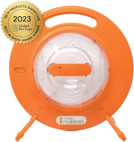 Roam Ring Accessory – Pet Rat and Hamster Accessories | Convert Your Hamster Ball into a Small Pet Carrier for Safe, Active Play – Small Animal Toys for Gerbils, Mice & More - size: Roam Ring