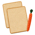 Rabbit Cooling Mat 2 Pack, 11.8x15.74in/30x40cm | With Chew Toy, Breathable Small Animal Bed, For Rabbits, Guinea Pigs & Hamsters, Non Toxic, Chew Resistant - size: 30x40cm