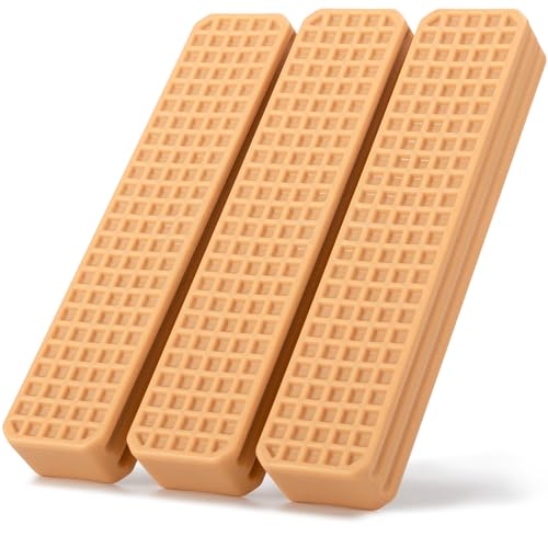 Durable Chew Toys for Large Dogs - Set of 3 Peanut Butter Flavor Dental Chew Toys, Long-Lasting Nylon for Aggressive Chewers, Reduces Tartar and Plaque - size: Large-3Pack