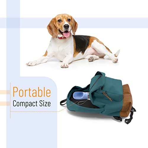 Mr. Pen- Portable Dog Water Bottle, 19 oz, Large | Leak Proof Puppy Water Dispenser with Drinking Feeder for Pets, Outdoor Walking, Hiking, Travel, Not Dishwasher Safe - color: Blue