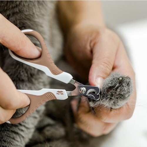 Mr. Pen- Cat Nail Clipper, Stainless Steel | Professional Sharp Cat Claw Trimmer for Small and Medium Cats, Pet Nail Clipper with Sturdy Non Slip Handle - color: Brown