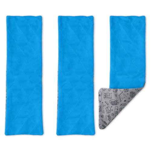 Paw Inspired Fleece Ramp Covers for Critter Nation Cage, Blue, 3 Count | Fitted Ladder Liners for Ferret Nation/Critter Nation Cage, For Ferrets, Rats, Chinchillas, Hedgehogs, Small Animals, Pets - color: Blue, size: Ramp Cover - 3 Pack