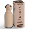asobu Bestie Water Bottle, Cute Collectible Character, Leak Proof, BPA Free | 16 oz, Stays Cold 24 Hours, Double Wall Vacuum Insulation, Food Grade Stainless Steel, Spill Resistant, Great Gift Idea - color: Beige Dog