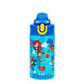 Zak Designs Sonic the Hedgehog Sage 16oz Leak-Proof Straw Kids Water Bottle | BPA Free, Durable Plastic, Cupholder Friendly, Dishwasher Safe, Easy to Clean, Lid Lock, Handle, For School, Home, Travel - color: Modern Sonic, size: 16 Ounces