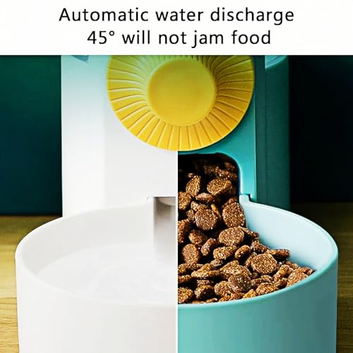 Hanging Pet Feeder Waterer - Rabbit Cage Gravity Bowl 2-in-1 | Leakproof hanging dispenser for rabbit cage. Easy gravity feed, no spill, no electricity. Food-grade BPA-free, easy clean.