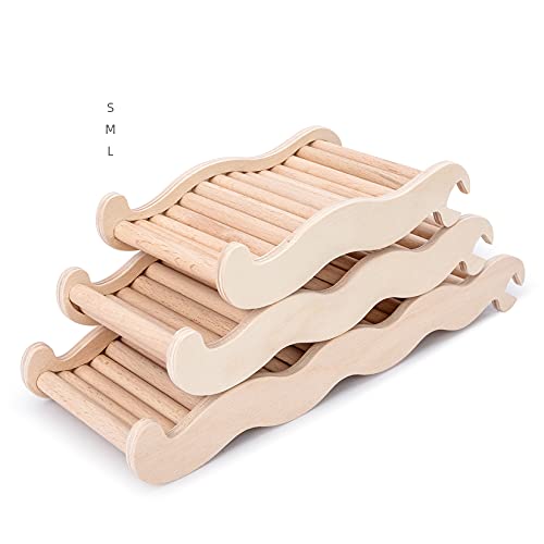 Niteangel Hamster Climbing Ladder Bridge: 8.26 x 3.7 x 1.1 inch | Can Expand Habitat Span & Explore Unlimited New Fun - Multi Use Habitat Decor for Hamsters Gerbils Mice and Small Animals - size: Medium - 8.26'' L