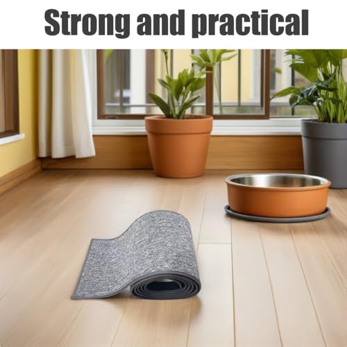 VANZACK Cat Exercise Wheel Mat Nonskid Cushion for Cat Running Wheel Felt Pad Replacement Noise Reducing Mat 95.27X9.84X0.27In Indoor Pet Treadmill Accessory