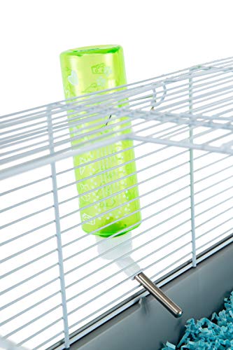 Lixit® Critter Bright Water Bottles for Hamsters, Rabbits, Chinchillas, Ferrets, Guinea Pigs and Other Small Animals - Made in USA (Blue (Pack of 1), 8 Ounce) - color: Blue (Pack of 1), size: 8 Ounce